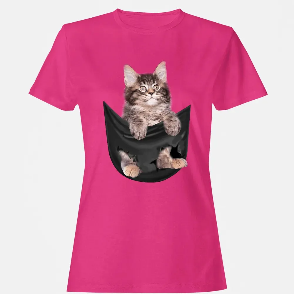 Maine Coon in pocket Women's T-shirt - 6