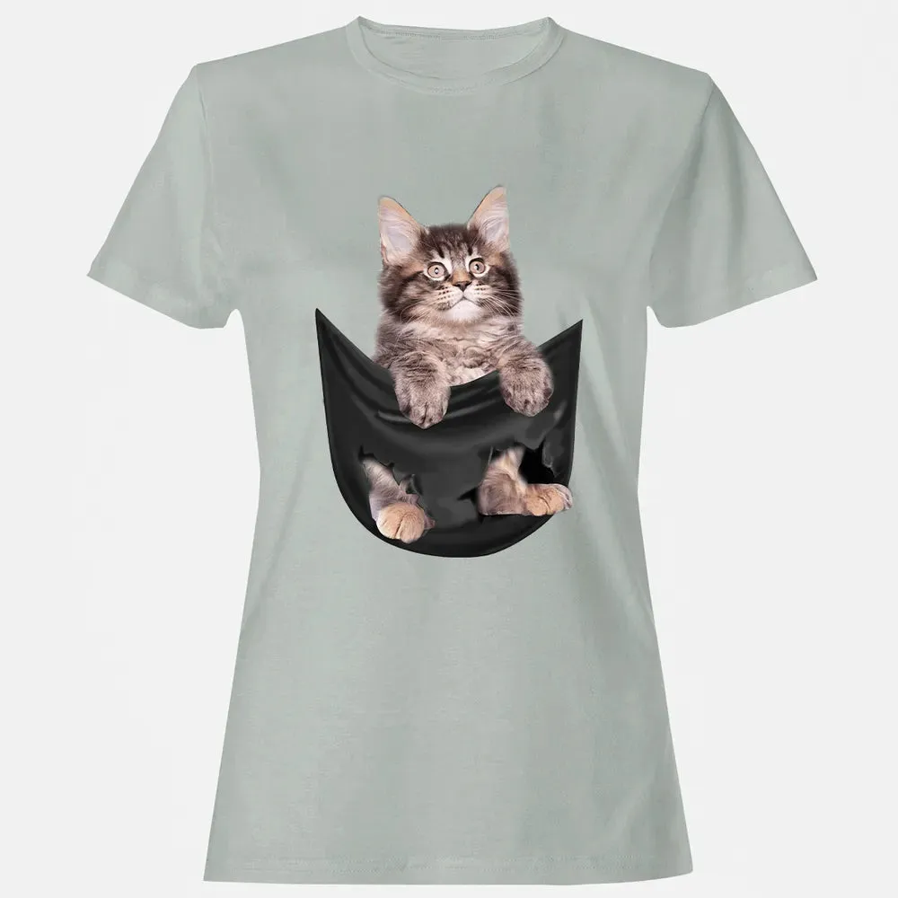 Maine Coon in pocket Women's T-shirt - 2
