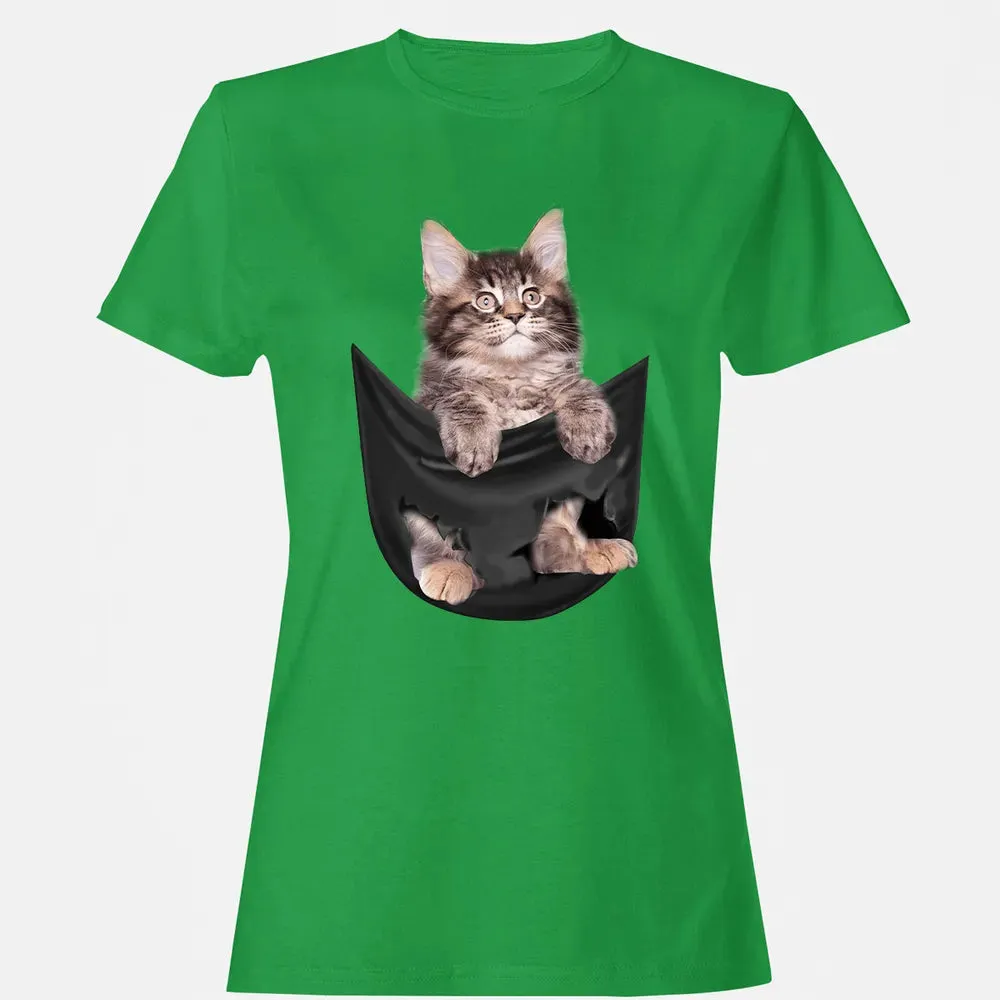 Maine Coon in pocket Women's T-shirt - 7