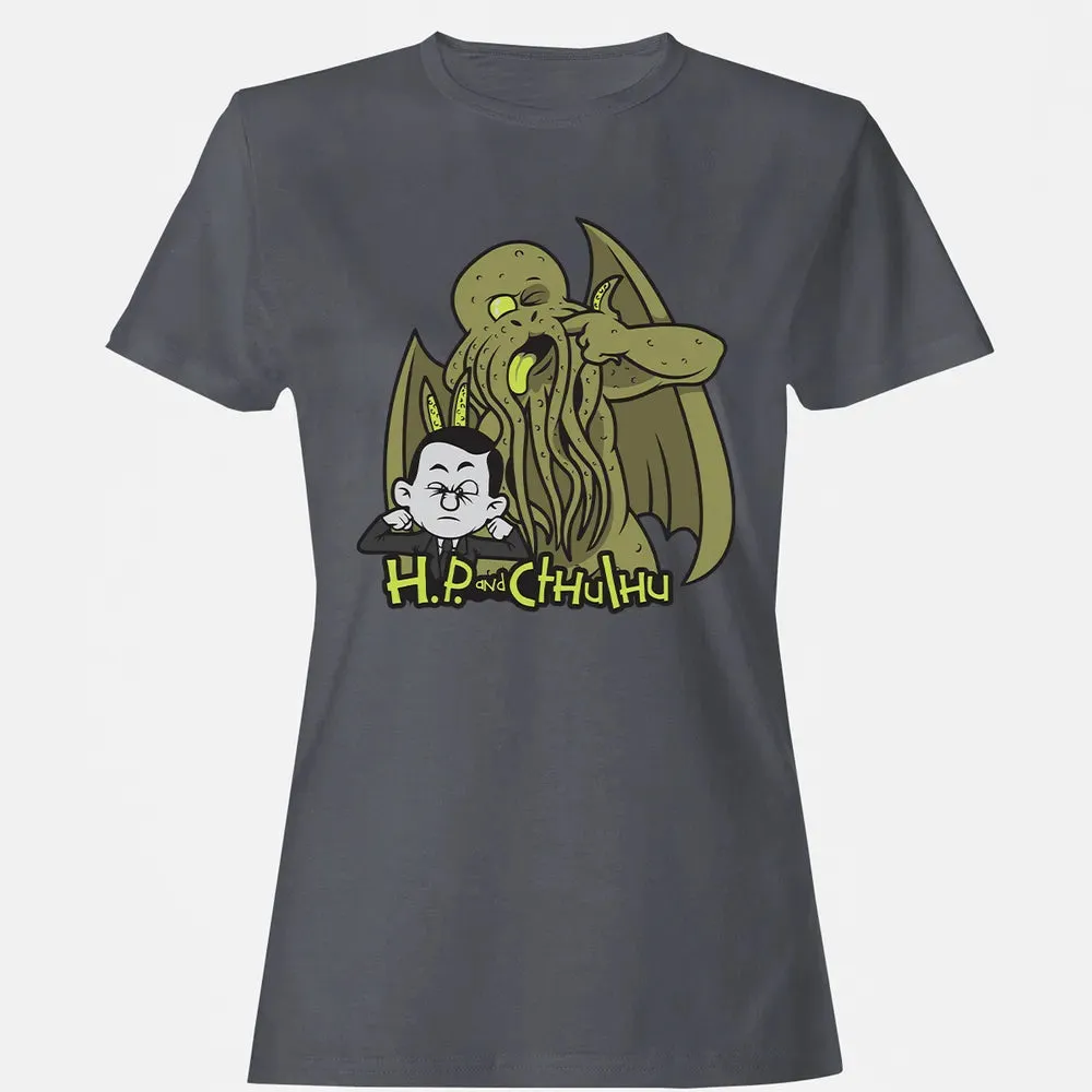 H.P and Cthulhu Women's T-shirt - 5