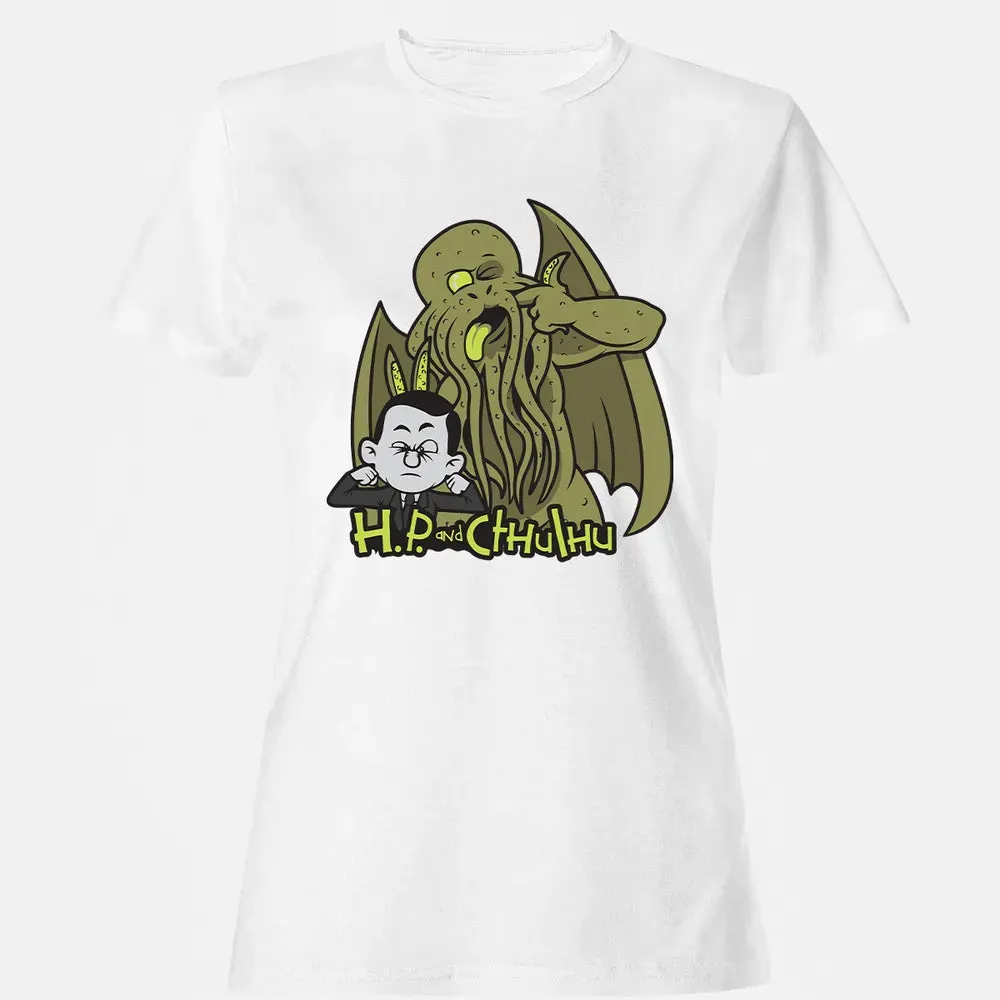 H.P and Cthulhu Women's T-shirt - 16