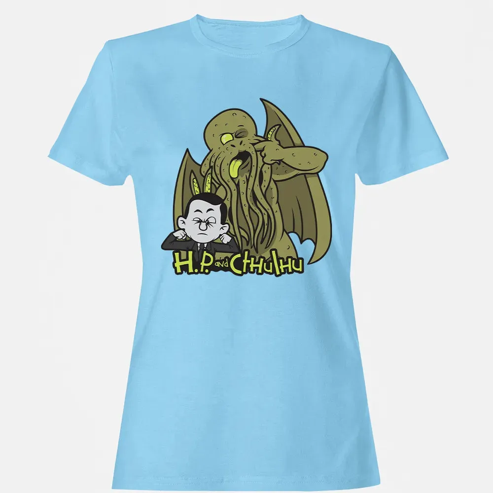 H.P and Cthulhu Women's T-shirt - 8