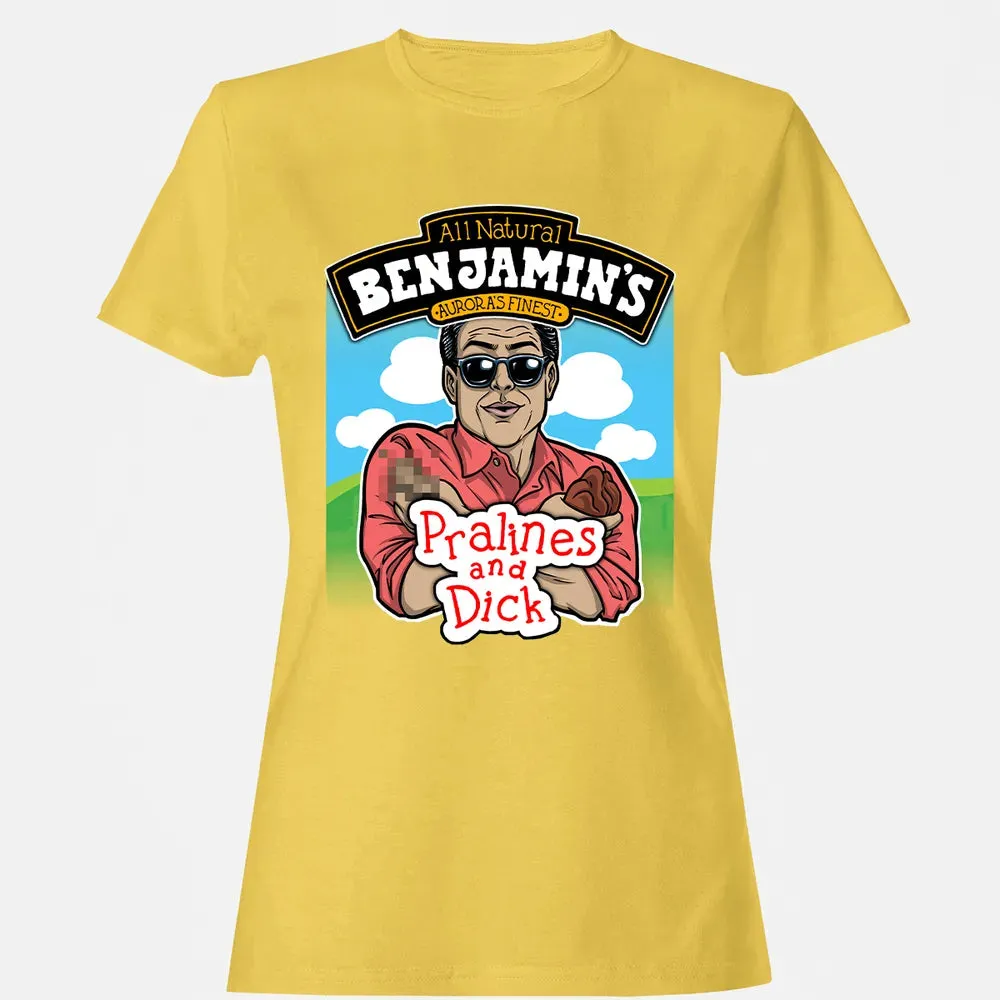 Benjamin's Pralines and Dick Women's T-shirt - 4