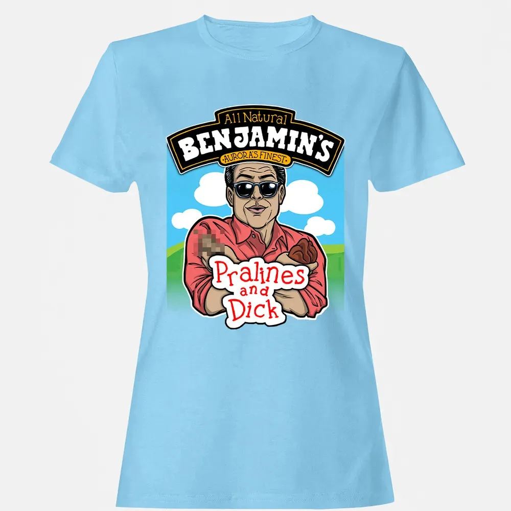 Benjamin's Pralines and Dick Women's T-shirt - 8