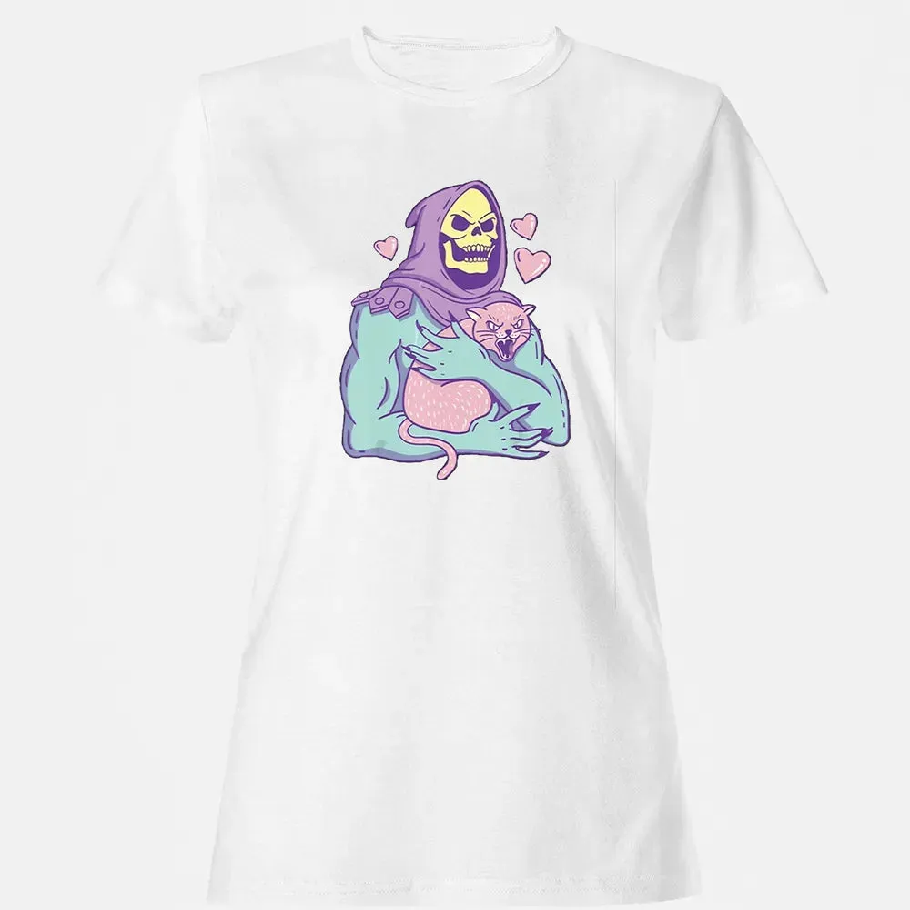 skeleton Skull Cat T Women's T-shirt - 16