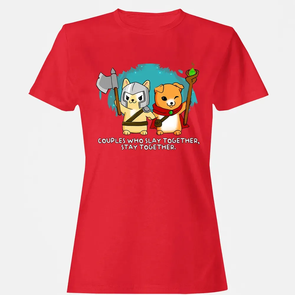 Couples Who Slay Together Stay Together Women's T-shirt - 13