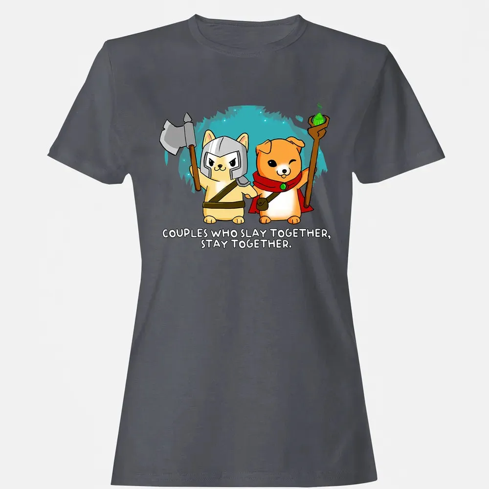 Couples Who Slay Together Stay Together Women's T-shirt - 5