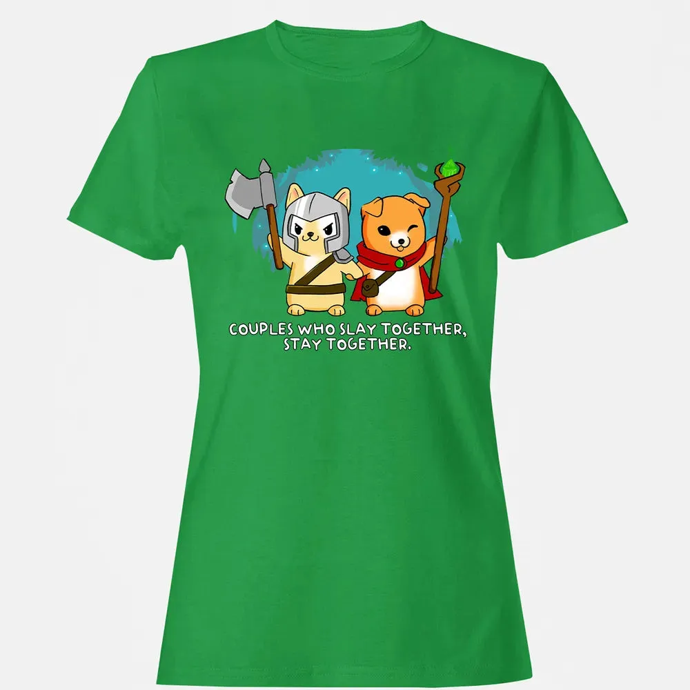 Couples Who Slay Together Stay Together Women's T-shirt - 7