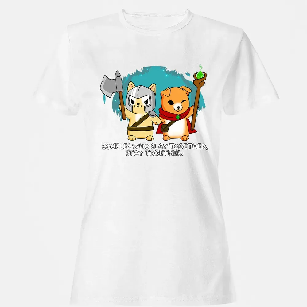 Couples Who Slay Together Stay Together Women's T-shirt - 16