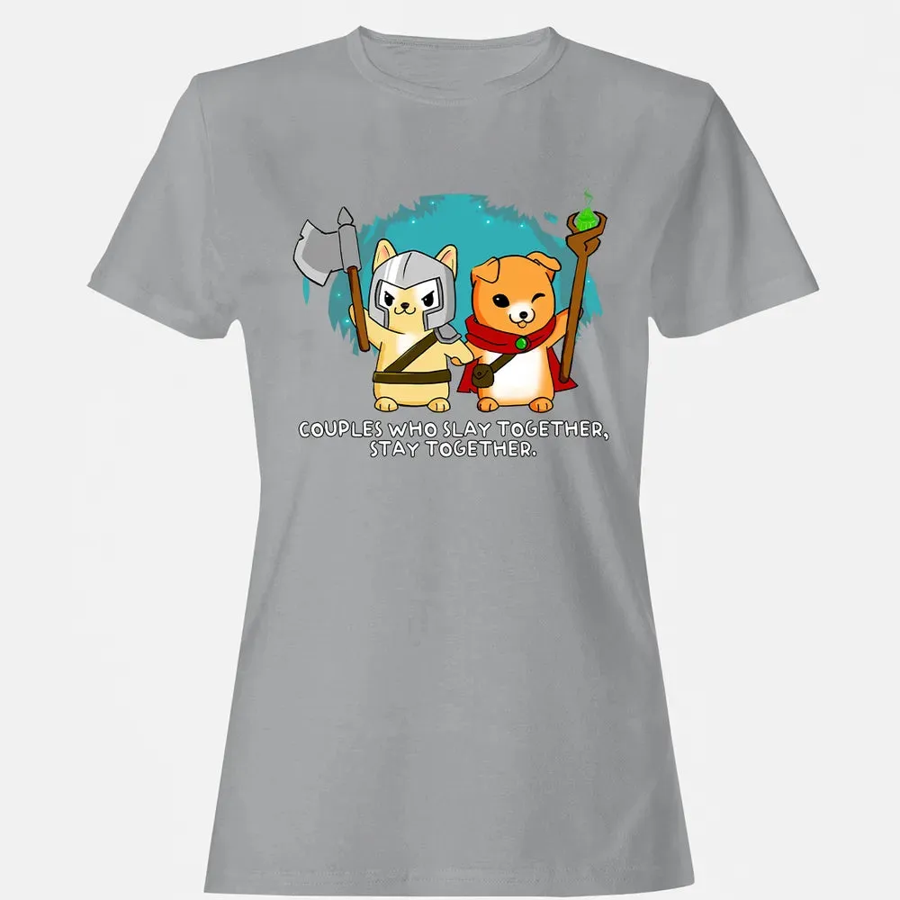 Couples Who Slay Together Stay Together Women's T-shirt - 15