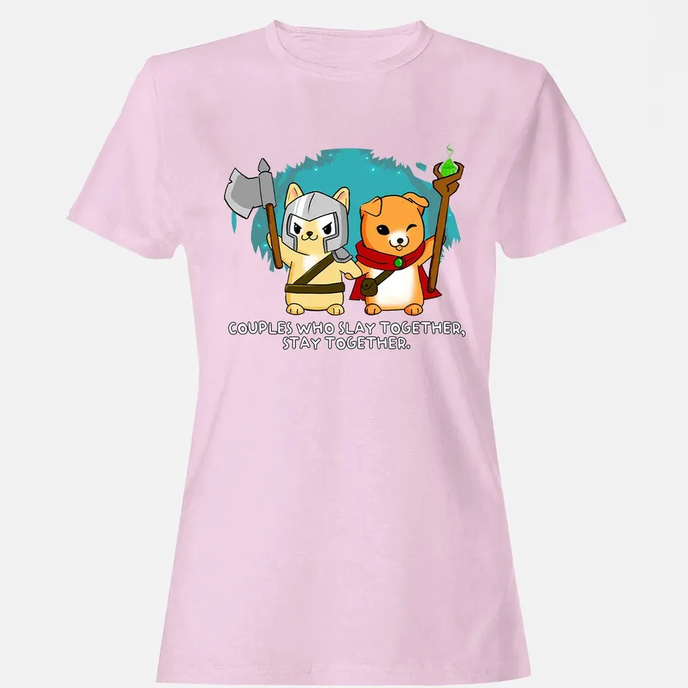 Couples Who Slay Together Stay Together Women's T-shirt - 9