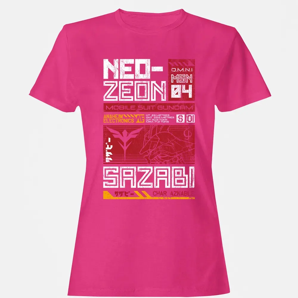 Neo Zeon - Mobile Suit Sazabi Women's T-shirt - 6