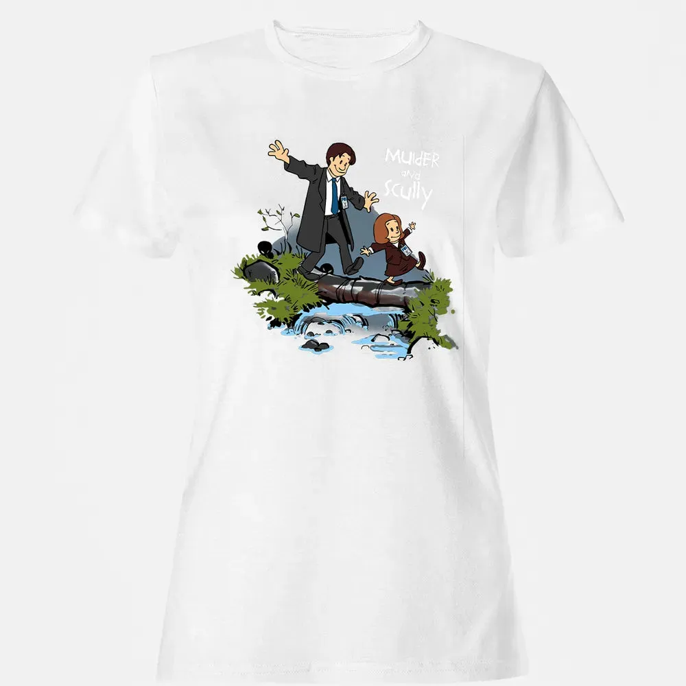 Mulder and Scully Women's T-shirt - 16