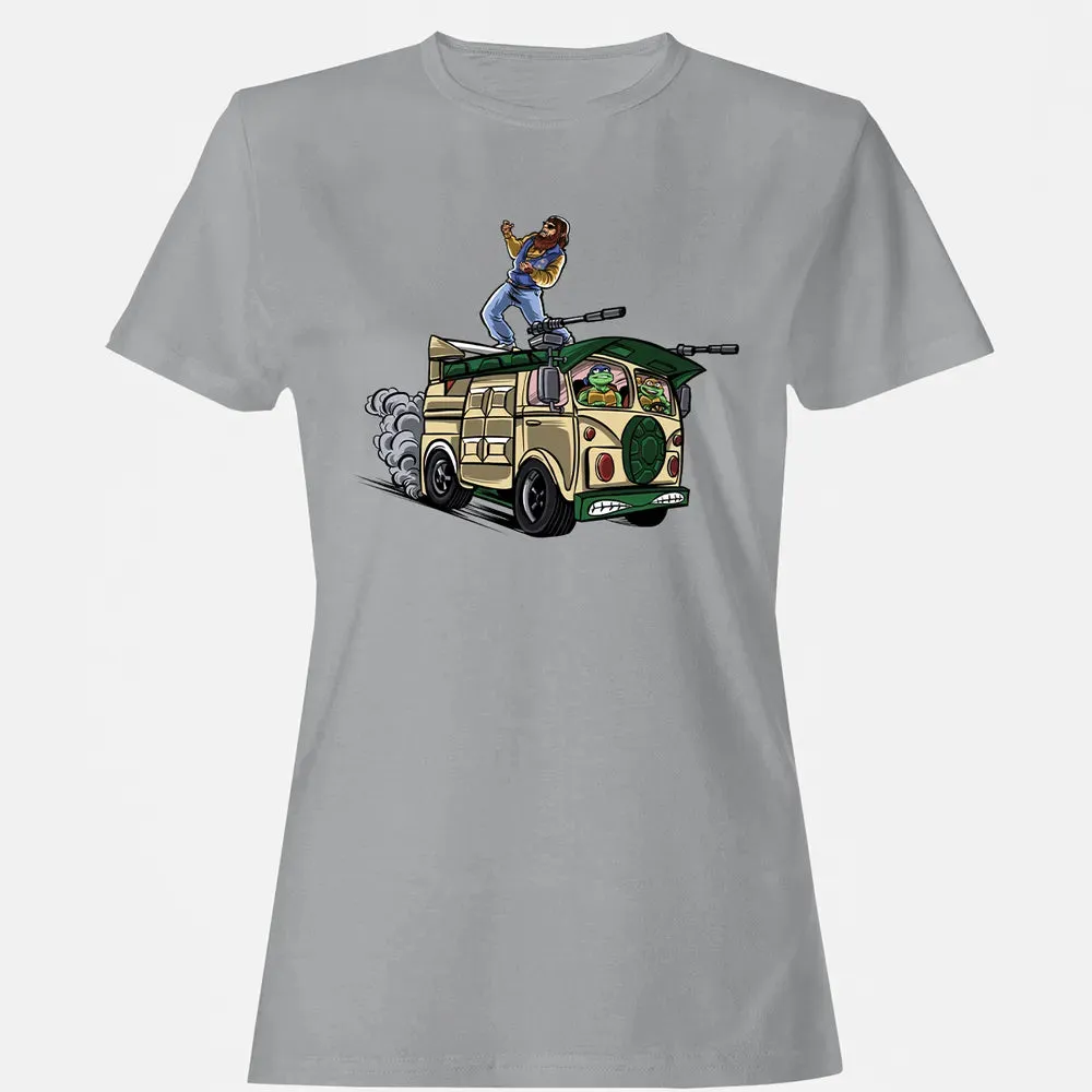 Surfing In The Turtle Van Women's T-shirt - 15