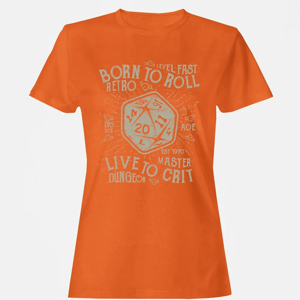 Born To Roll Live To Crit Women's T-shirt - 11