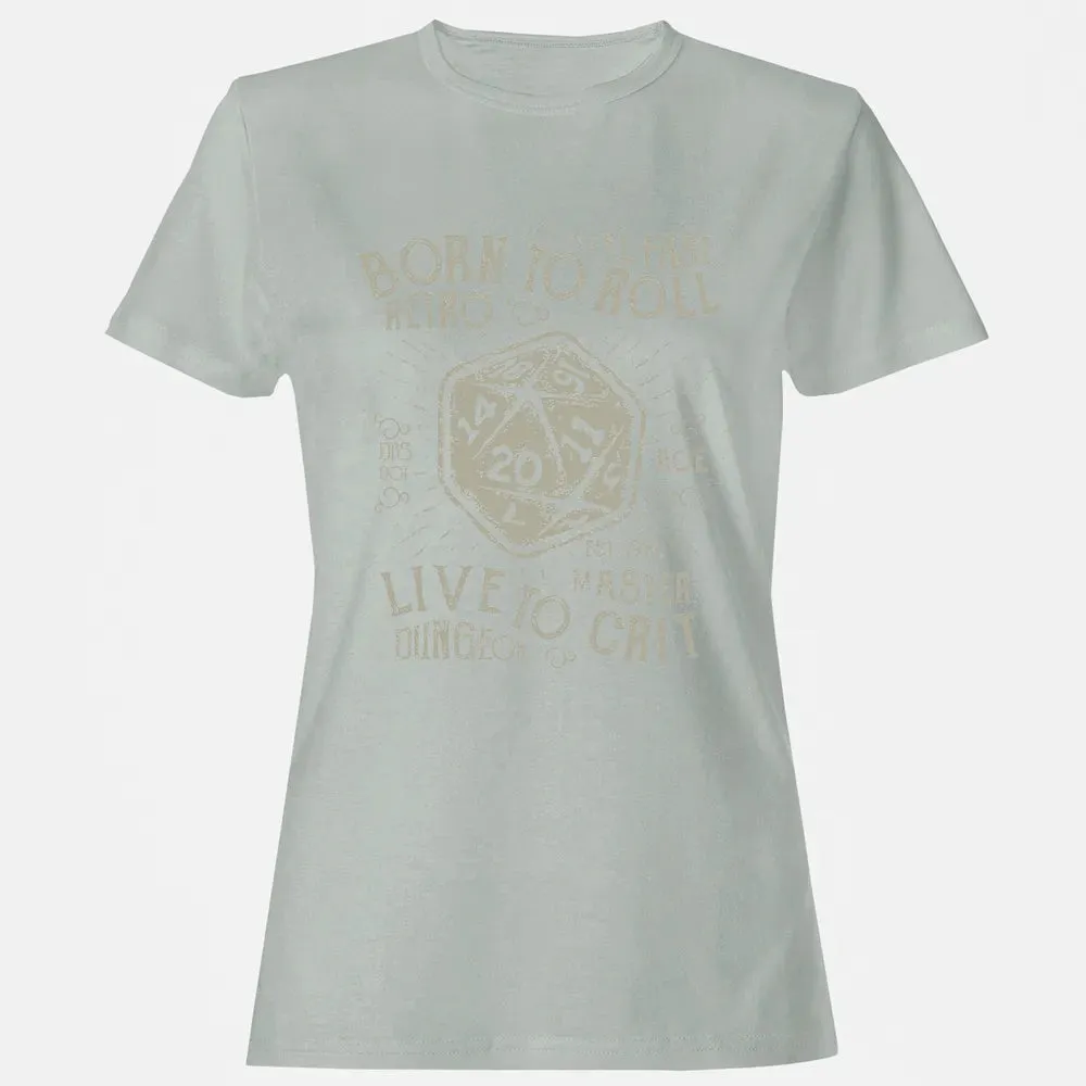 Born To Roll Live To Crit Women's T-shirt - 2