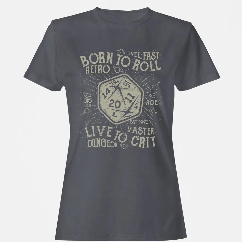 Born To Roll Live To Crit Women's T-shirt - 5