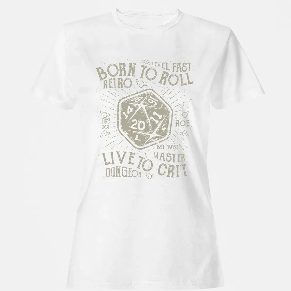 Born To Roll Live To Crit Women's T-shirt - 16