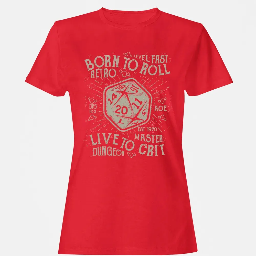 Born To Roll Live To Crit Women's T-shirt - 13