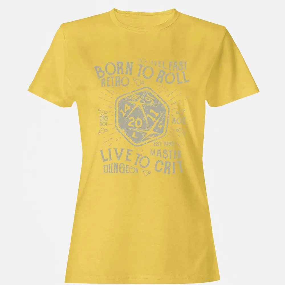 Born To Roll Live To Crit Women's T-shirt - 4