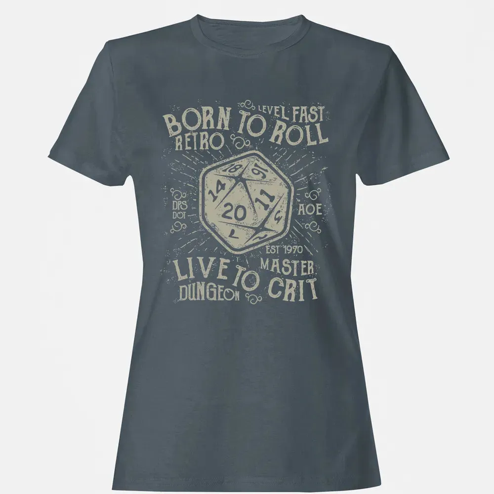 Born To Roll Live To Crit Women's T-shirt - 3