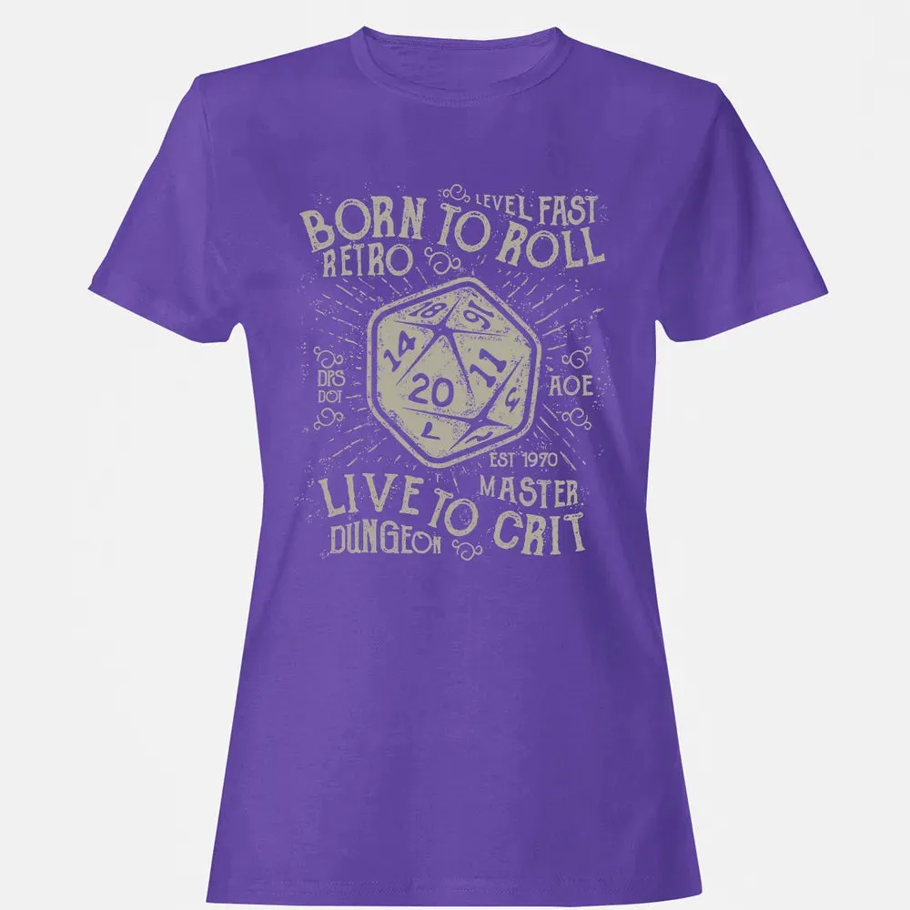 Born To Roll Live To Crit Women's T-shirt - 12
