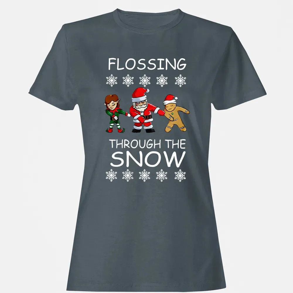Floss through the snow Women's T-shirt - 3
