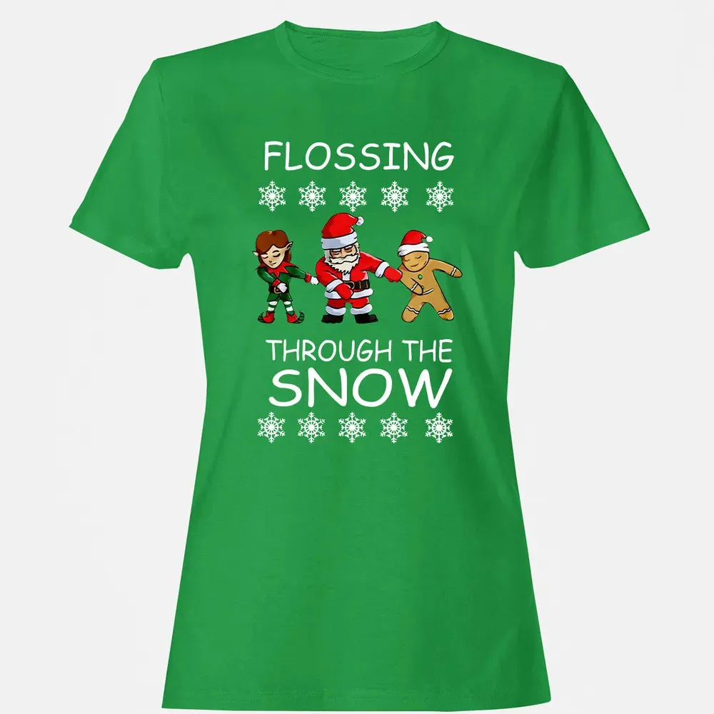 Floss through the snow Women's T-shirt - 7