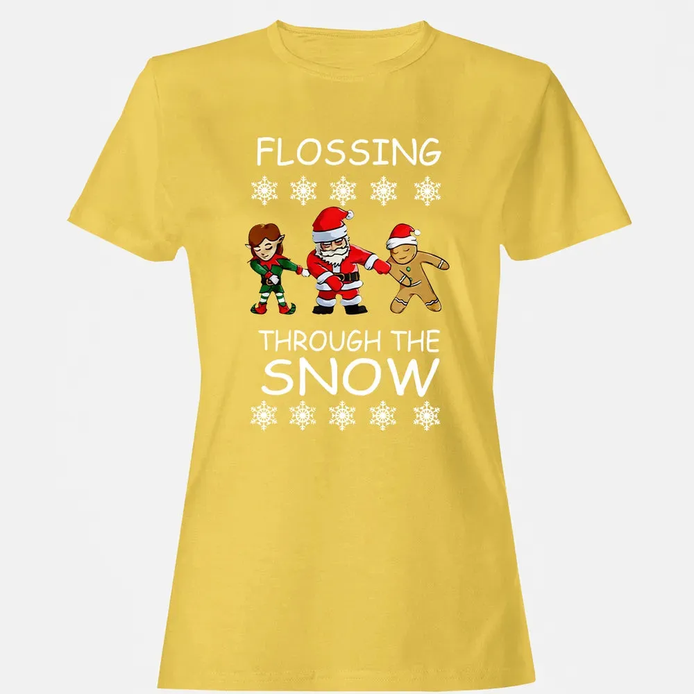 Floss through the snow Women's T-shirt - 4