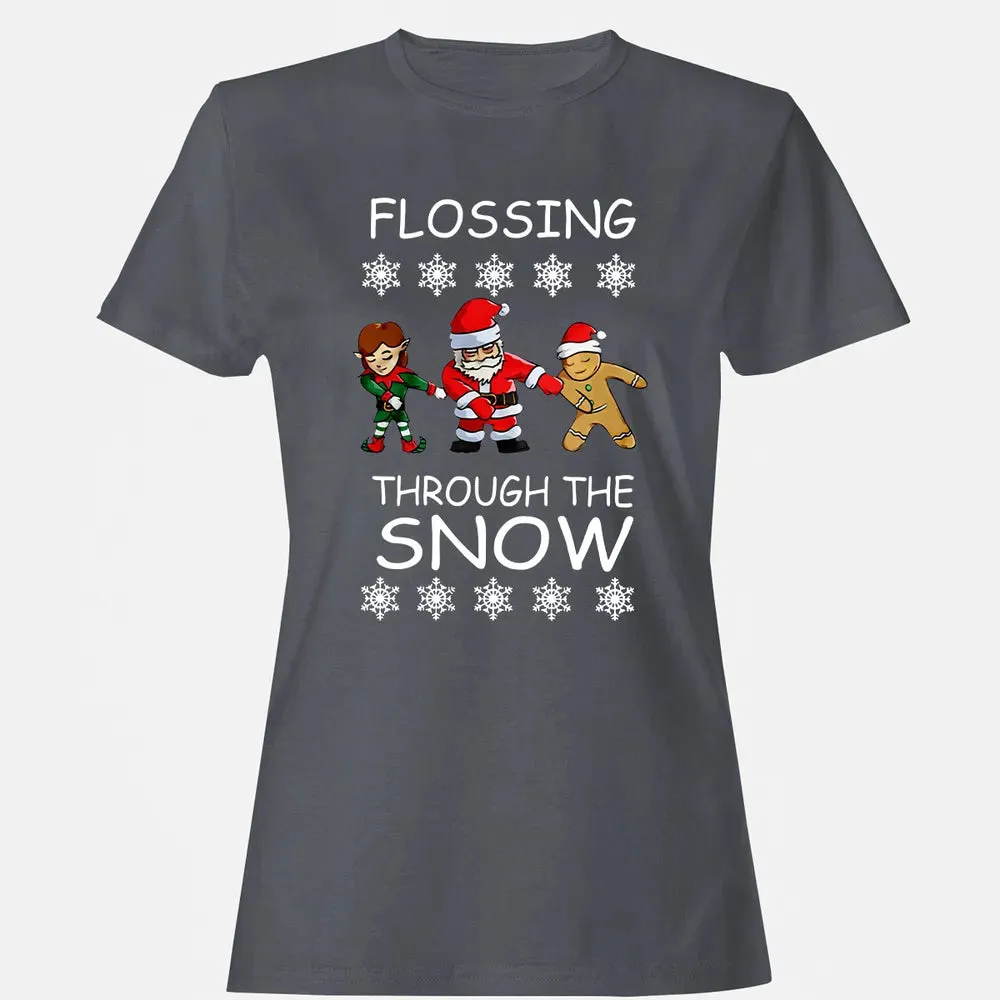 Floss through the snow Women's T-shirt - 5