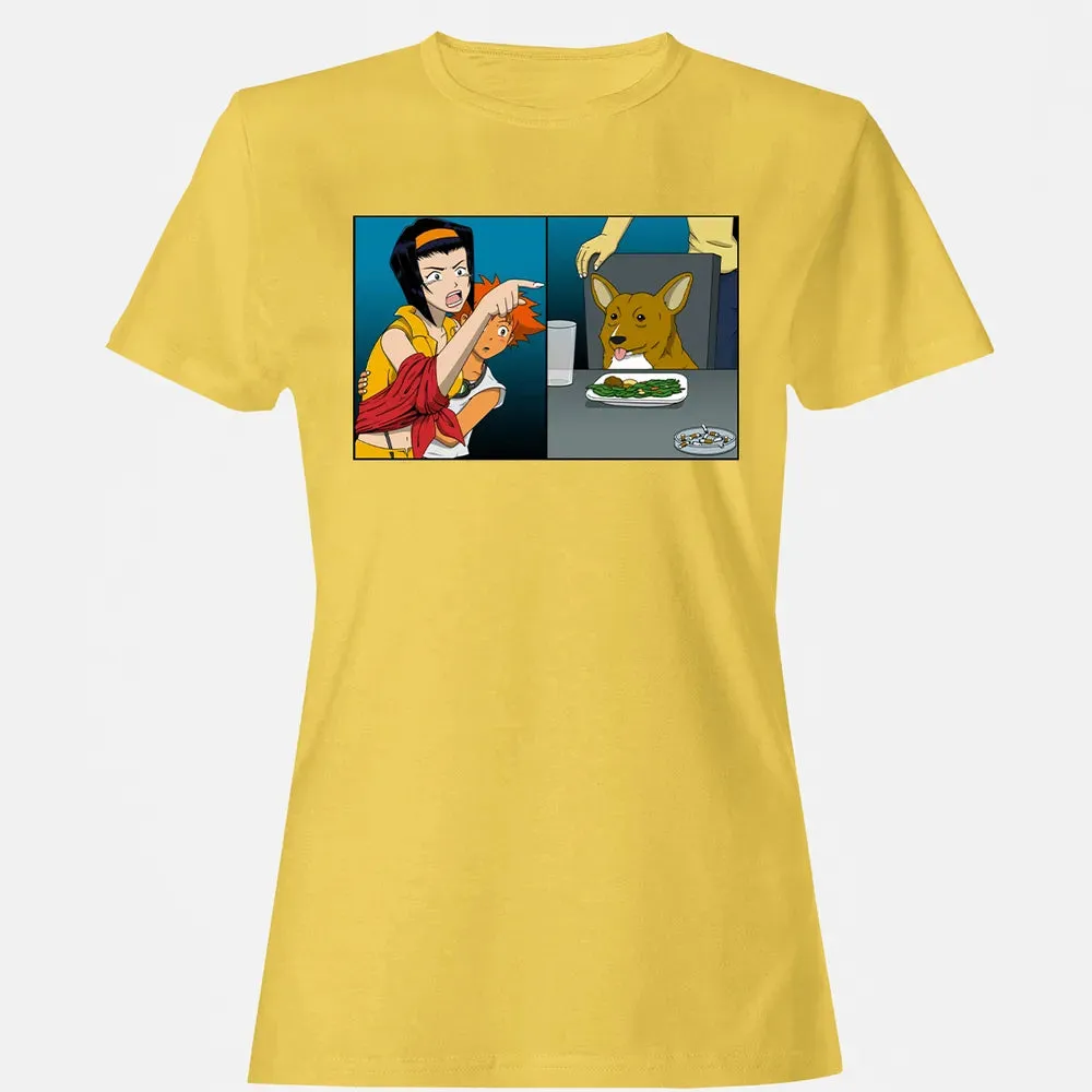 Yelling Cowboy Women's T-shirt - 4