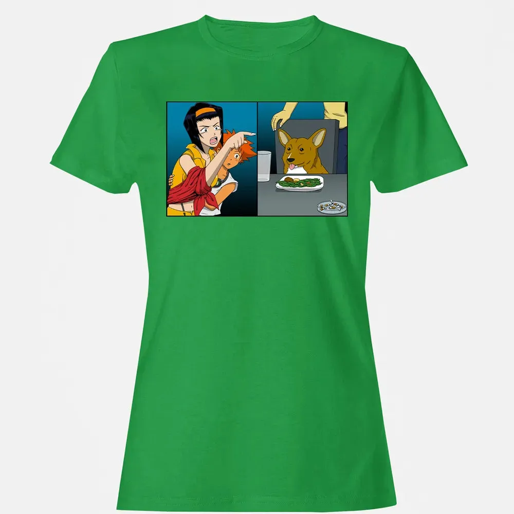 Yelling Cowboy Women's T-shirt - 7