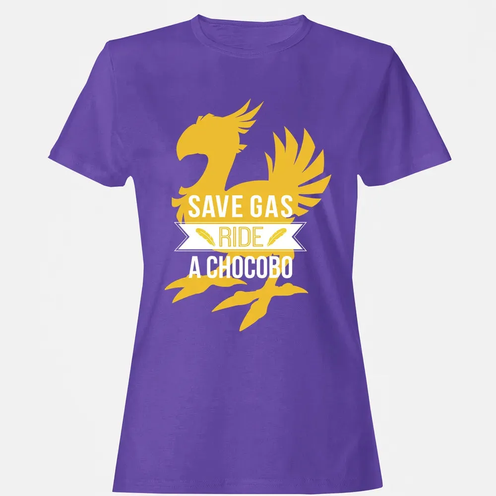 Fantasy Save Gas Ride a Chocobo Women's T-shirt - 12