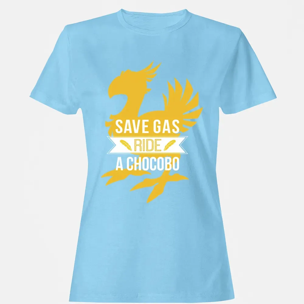 Fantasy Save Gas Ride a Chocobo Women's T-shirt - 8