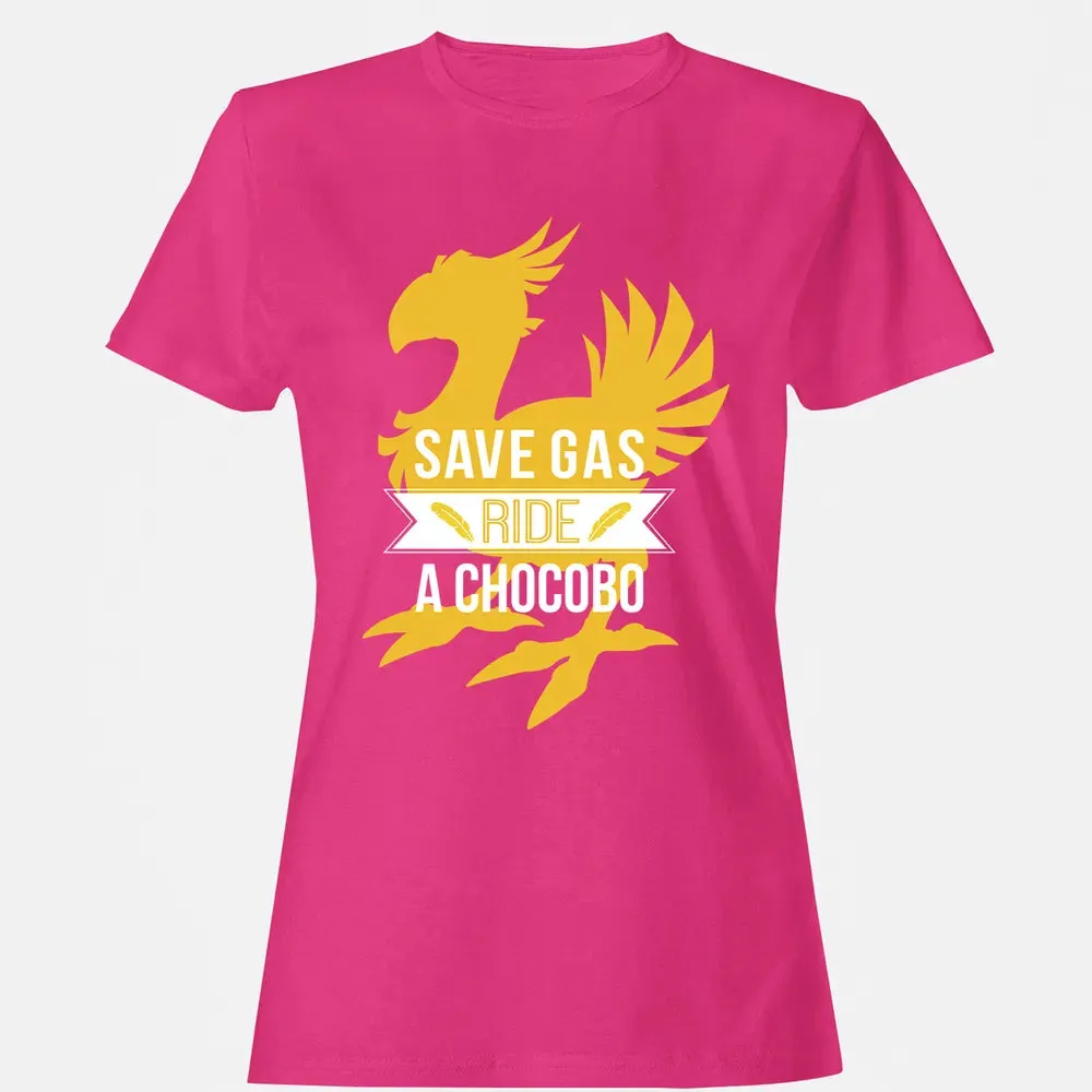 Fantasy Save Gas Ride a Chocobo Women's T-shirt - 6
