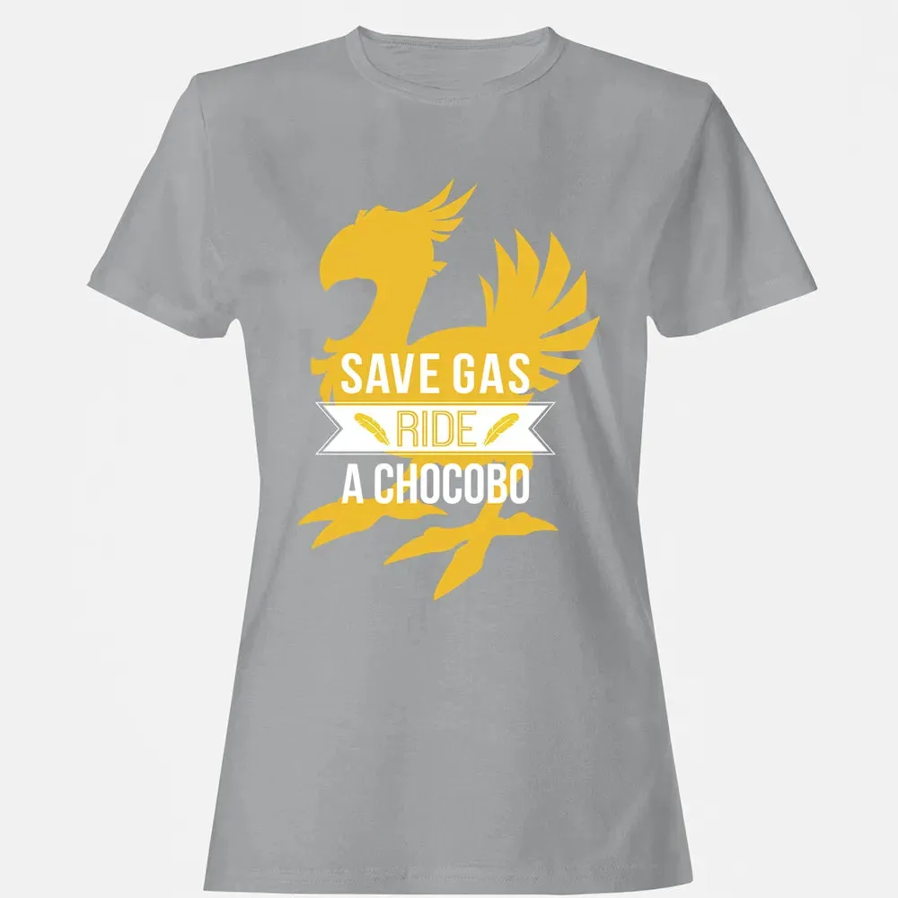 Fantasy Save Gas Ride a Chocobo Women's T-shirt - 15