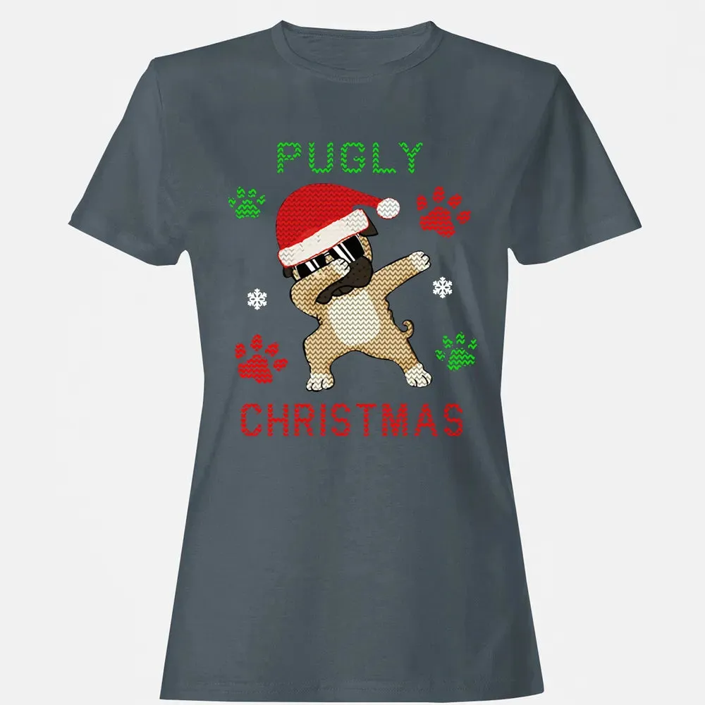 Pugly Christmas Women's T-shirt - 3