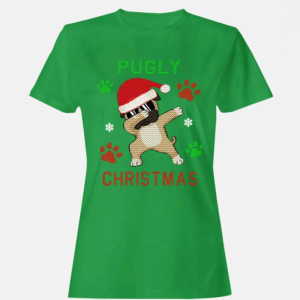 Pugly Christmas Women's T-shirt - 7