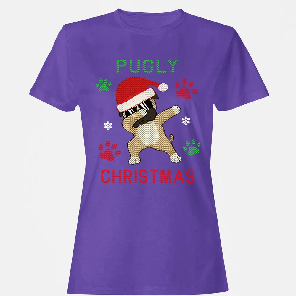 Pugly Christmas Women's T-shirt - 12