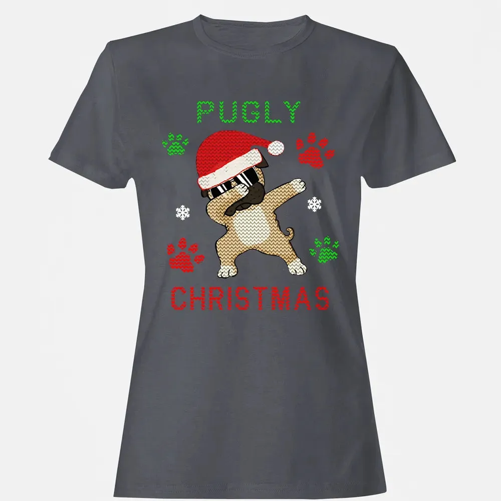 Pugly Christmas Women's T-shirt - 5