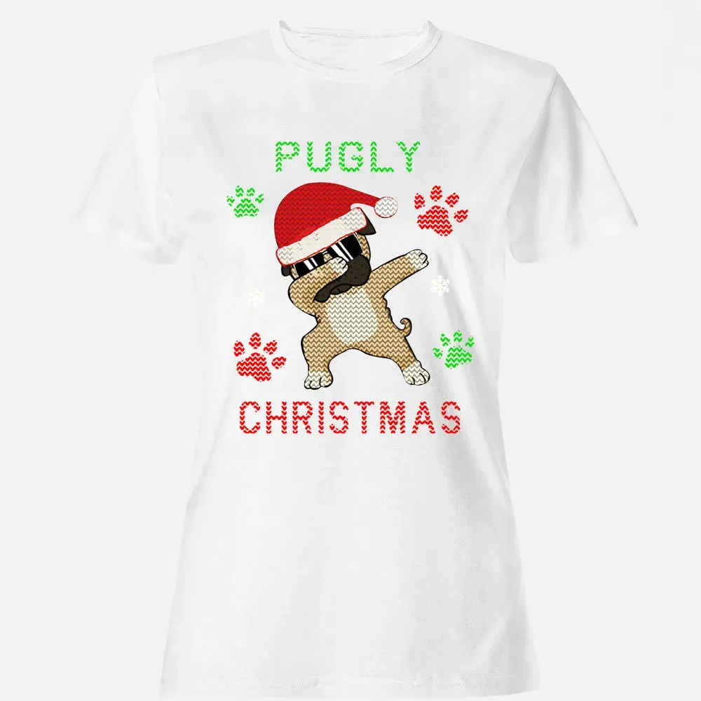Pugly Christmas Women's T-shirt - 16