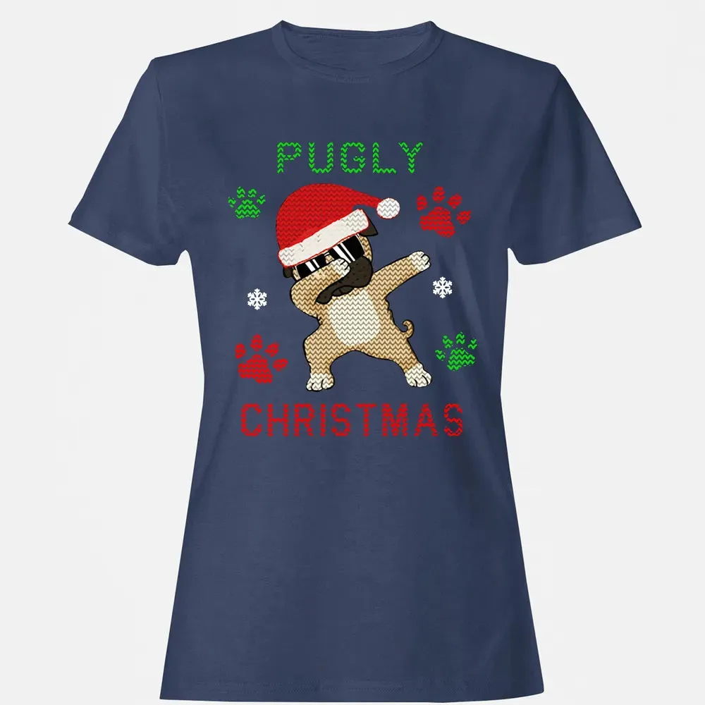 Pugly Christmas Women's T-shirt - 10