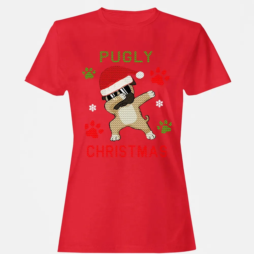 Pugly Christmas Women's T-shirt - 13