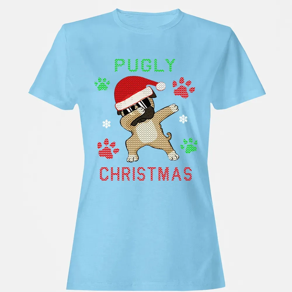 Pugly Christmas Women's T-shirt - 8
