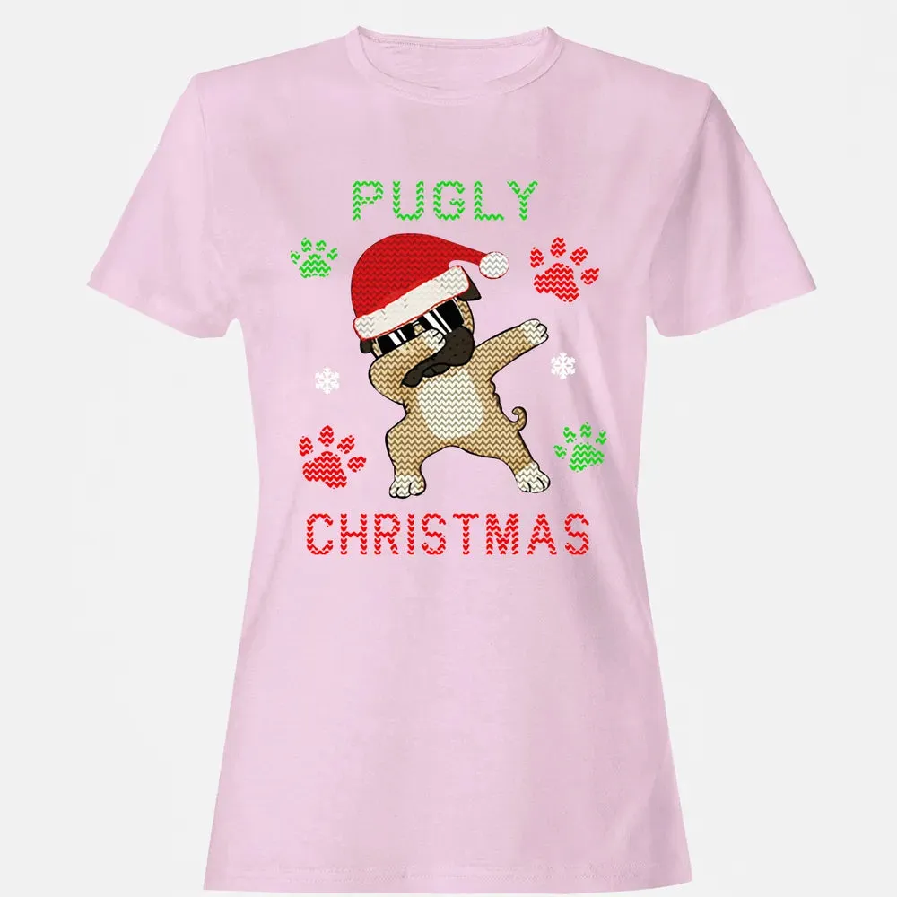 Pugly Christmas Women's T-shirt - 9