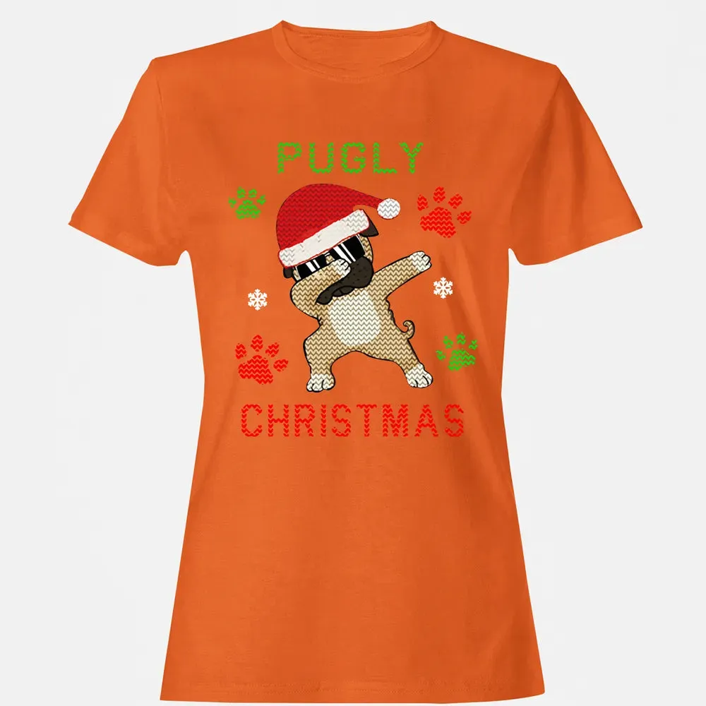 Pugly Christmas Women's T-shirt - 11