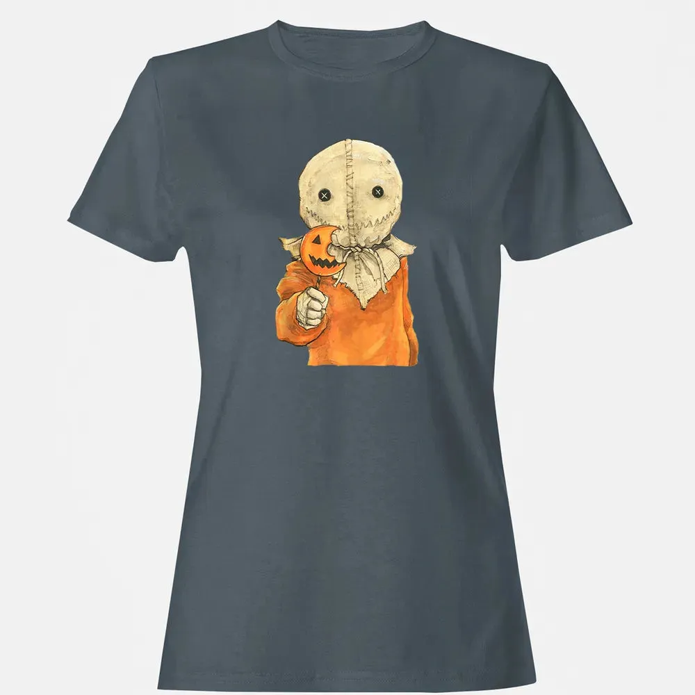 Trick r Treat Funny Cute Sam Halloween Women's T-shirt - 3