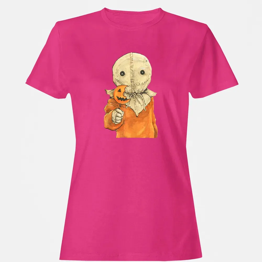 Trick r Treat Funny Cute Sam Halloween Women's T-shirt - 6