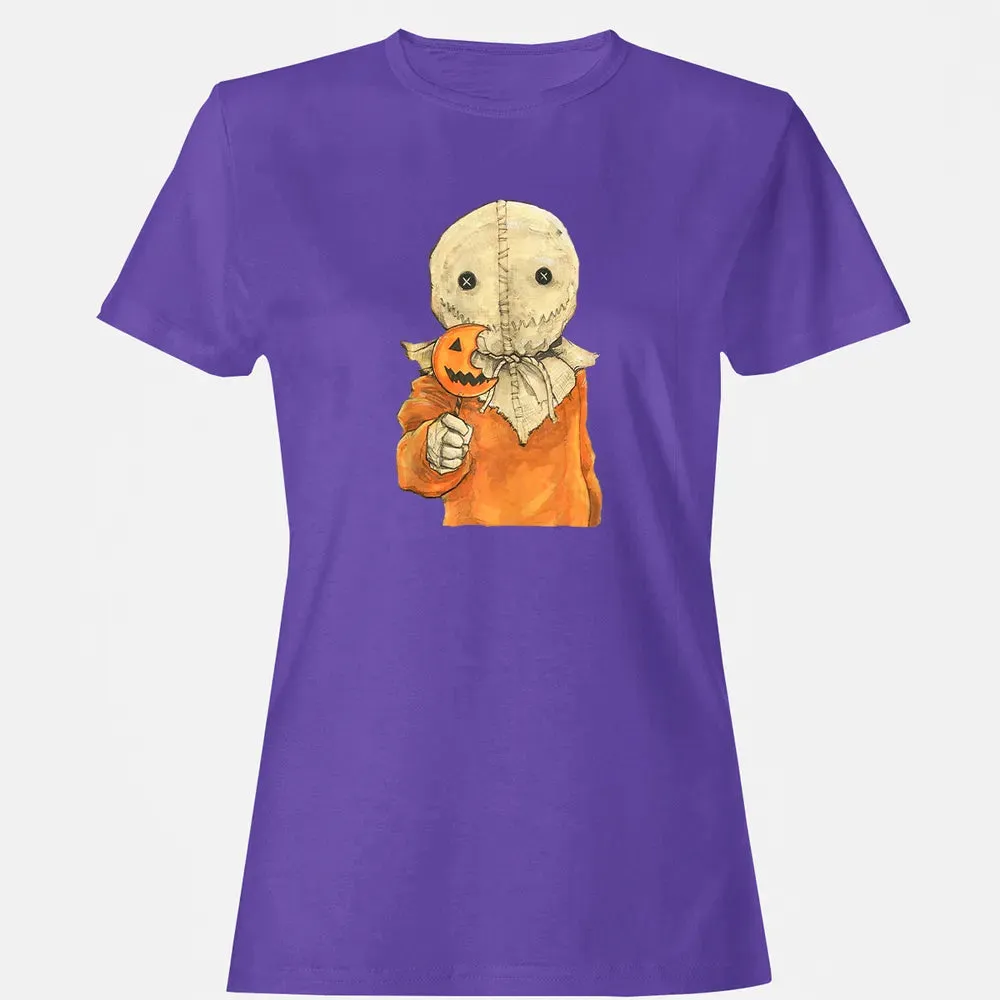 Trick r Treat Funny Cute Sam Halloween Women's T-shirt - 12