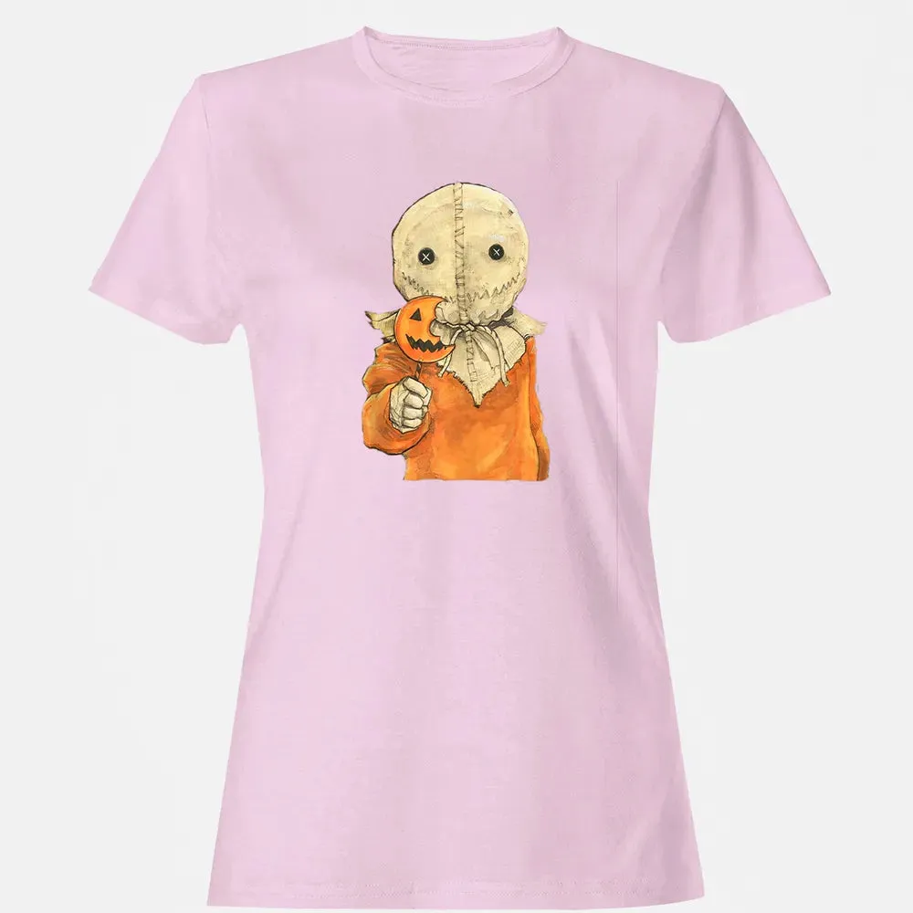 Trick r Treat Funny Cute Sam Halloween Women's T-shirt - 9